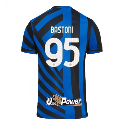 Pánský Fotbalový dres Inter Milan Alessandro Bastoni #95 2024-25 Domácí Krátký Rukáv